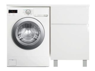 Напольная тумба с раковиной Эстет Dallas Luxe ФР-00009683 П 150см два ящика белый